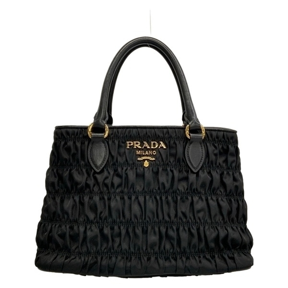 Prada Handbags - Prada handbag gathered bag black